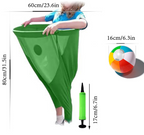 Blue Granny Pants Yard Game for Kids - Durable Outdoor Tossing Activity with Ball and Pump - 60x80cm Fun Backyard Game for Australian Family BBQs