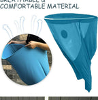 Blue Granny Pants Yard Game for Kids - Durable Outdoor Tossing Activity with Ball and Pump - 60x80cm Fun Backyard Game for Australian Family BBQs