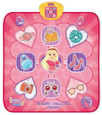 Kids’ Electronic Dance Mats, 2-Pack, 100 × 87 cm – Dessert & Pink Ornament