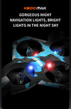Remote Control Stunt Fighter Drone with LED Lights & 360° Flips – Camouflage Green