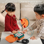 2 Pack Orange  AI Tic-Tac-Toe Handheld Game Electronic Logic Training Machine with 9 Game Modes and Light-up Buttons for Kids Age 3+ Australian Home Travel