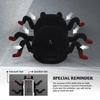 RC Wall Climbing Spider Toy Realistic Fuzzy Tarantula Anti-Gravity Remote Control Prank Bug with LED Eyes Rechargeable Gift for Kids