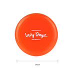28cm Lazy Dayz Jumbo Neon Beach Frisbee - Red