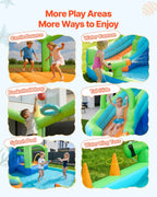 Inflatable Bounce House, 3.4 x 3.74 x 2.13 m Inflatable House.