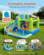 Inflatable Bounce House, 3.4 x 3.74 x 2.13 m Inflatable House.