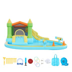 Inflatable Bounce Castle, 3.82 x 3.98 x 1.97m Inflatable Castle with Splash Pool.