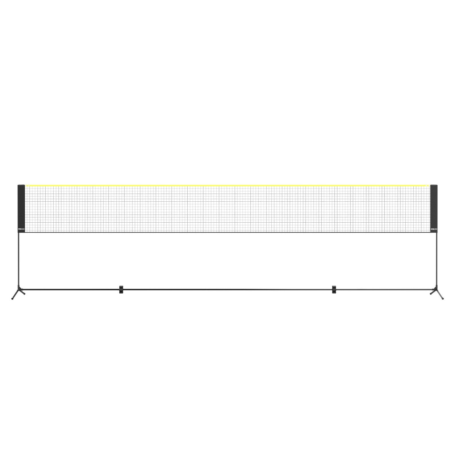 VEVOR 6.09m/20ft Badminton Net Set Outdoor Portable Volleyball Pickleball Tennis Net