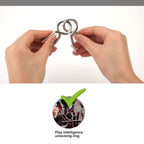 Wire Puzzle Set 20 Pack Metal IQ Brain Training Toys